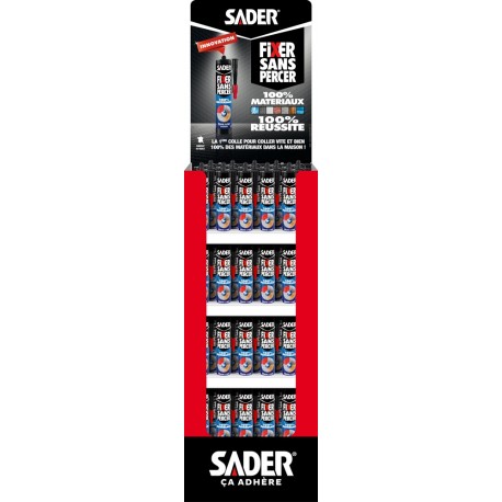 Box de 80 colles SADER FSP 100% matériaux cartouche 290ml