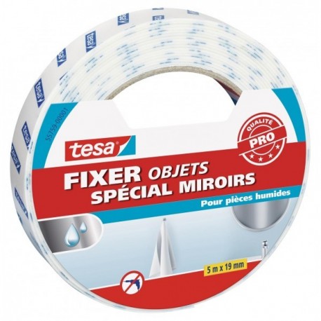 Adhésif double face Miroirs TESA 5mx19mm