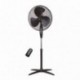 Ventilateur sur pied Khela GARSACO 45W noir avec commande
