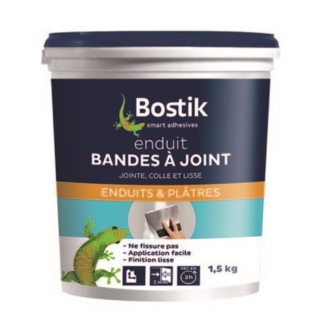 Enduit bandes à joint BOSTIK Gamme GSB 1,5kg