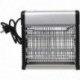 Lampe anti-insectes LUANCE double néon argent/noir GM