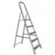 Escabeau VERITT acier-alu 5 marches - 2,81m