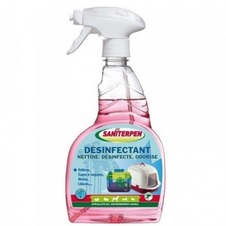 Désinfectant Odorisant SANITERPEN Cages & Litières 750ml