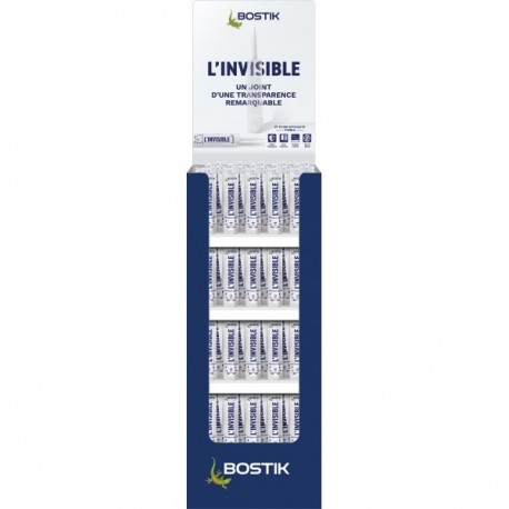 BOSTIK mastic L'Invisible transparent 290ml box x80UC