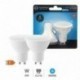 Pack 2 ampoules LED GU10 dichroique 6W 6000K