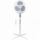 Ventilateur sur pied NIAROS NAMETIL 45W blanc avec commande et minuterie
