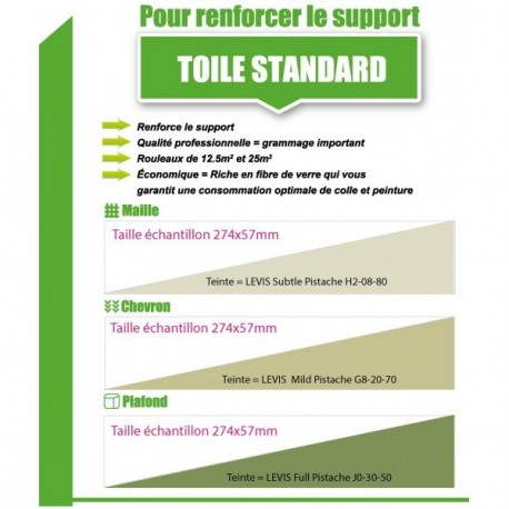 DECORALIA Toile à peindre Standard