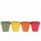 Bougies citronnelles pot Terracotta PM X1 Jaune/Orange/vert/Rose Ø6x6cm