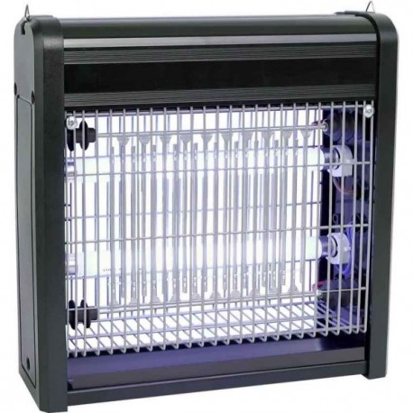 LUANCE LAMPE ANTI-INSECTES PM NOIR DOUBLE NEON LED MIAMI