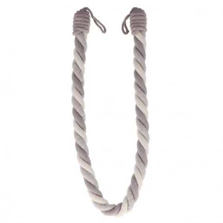 Embrasse LUANCE Câble Coton blanc