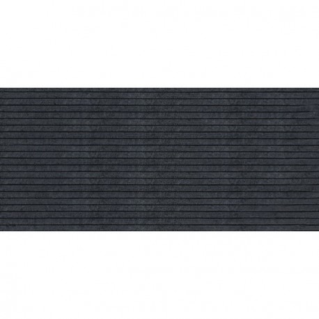 Tapis 3d Grille Grisnoir LUANCE 60x90cm