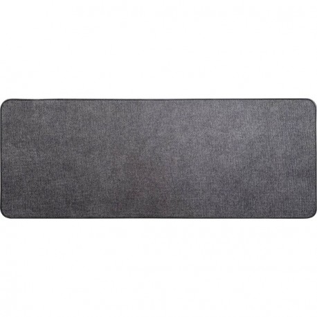 Tapis Hexagone Gris Fonce polyester velours LUANCE 45x120cm