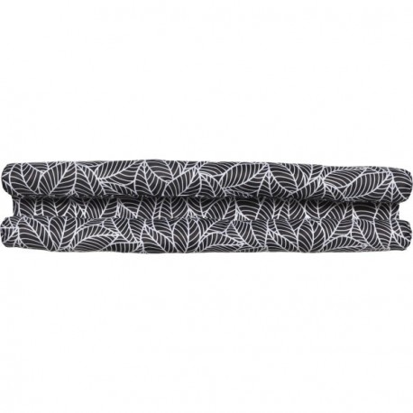Boudin de porte double LUANCE Jungle Noir 80cm