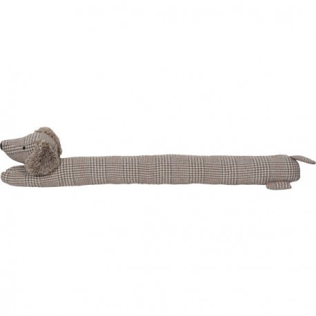 Boudin de porte simple LUANCE Teckel Beige marron 80cm