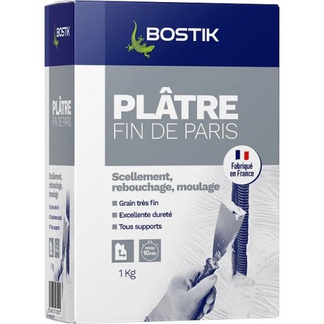 Plâtre fin BOSTIK Gamme GSB 1kg