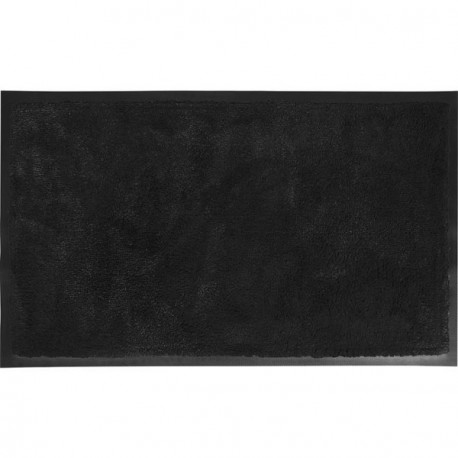 LUANCE Tapis EDGAR POLYESTER/CAOUTCHOUC NOIR 80x120cm
