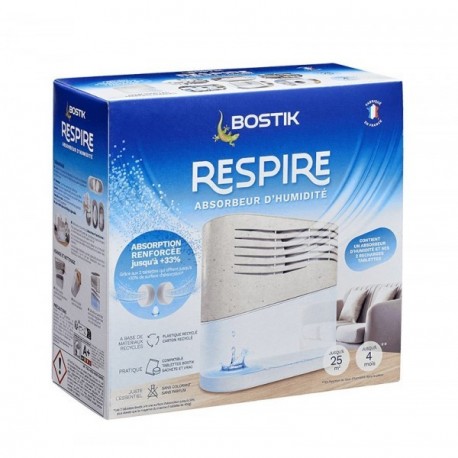 Absorbeur d'humidité BOSTIK RESPIRE + 2tabs 250g