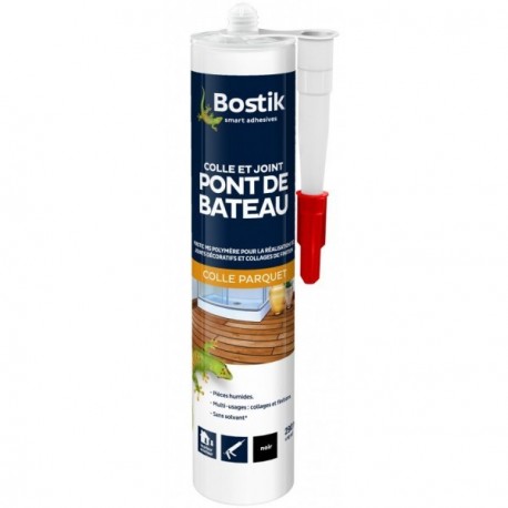 Colle BOSTIK joint parquet noir 290ml