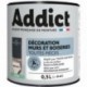 Peinture ADDICT Déco.M&Bois satin manganèse-gris anthracite 0,5L