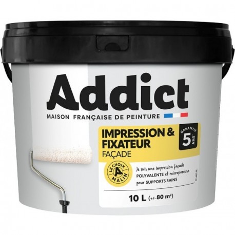 Peinture impression et fixateur façade ADDICT 10L