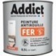 Peinture fer ADDICT glycéro brillant blanc RAL 9016 0,5L