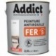 Peinture fer ADDICT glycéro brillant blanc RAL 9016 2,5L