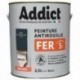 Peinture fer ADDICT glycéro brillant gris anthracite RAL 7016 2,5L