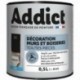 Peinture ADDICT Déco.M&Bois mat noir 0,5L