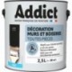 Peinture ADDICT Déco.M&Bois mat noir 2,5L