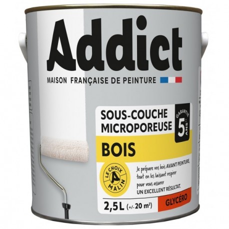 Sous-couche ADDICT bois blanc 2,5L