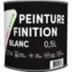 Peinture laque glycéro TDP satin blanc 0,5L