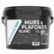 Peinture acrylique TDP Murs & Plafonds mat blanc 10L