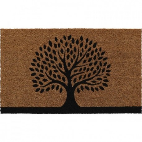 LUANCE Tapis Imprimé Coco/Pvc Arbre 45x75cm