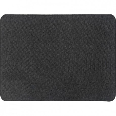 LUANCE Tapis Hexagone Polyester velours noir 45x60cm
