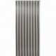 LUANCE RIDEAU DE PORTE 90X220CM LANIERES PLASTIQUE TAUPE/BLANC