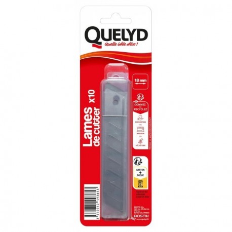 Recharge lame de cutter QUELYD x10