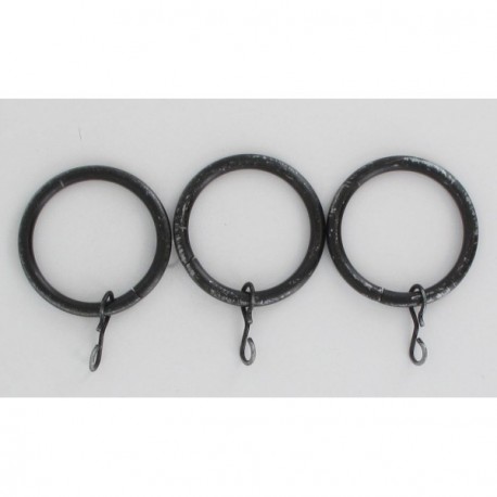 Anneaux ESSENTIEL noir/argent