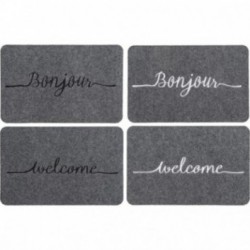 LOT TAPIS POLYESTER/TPR ESSENTIEL