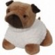 Butée de porte LUANCE Bouledogue marron