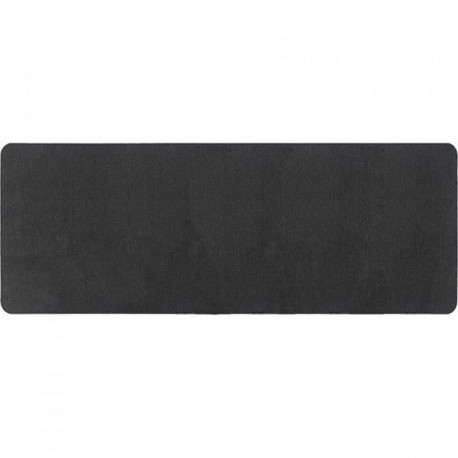 LUANCE Tapis Hexagone Polyester velours noir 45x120cm