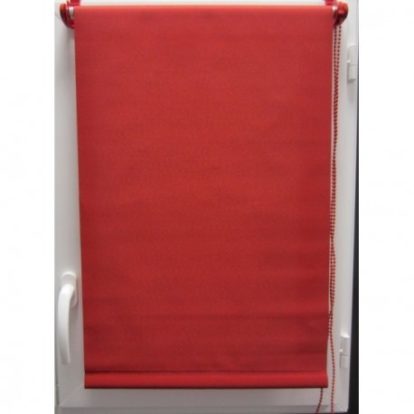Store enrouleur tamisant LUANCE rouge 115x185cm