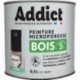 Peinture bois ADDICT glycéro satin noir RAL 9005 0,5L