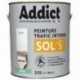 Peinture sol ADDICT glycéro satin blanc RAL 9016 2,5L