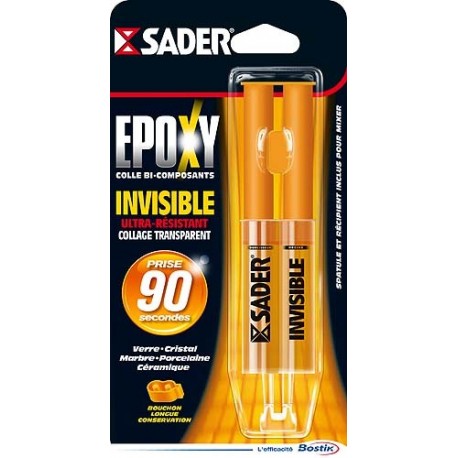 Colle Epoxy SADER invisible 25ml