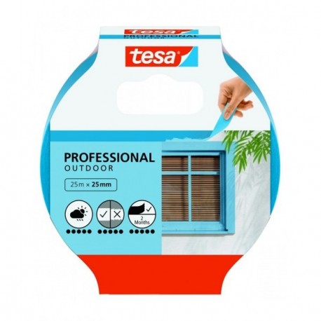Adhésif de masquage TESA Professional Outdoor 25mx25mm