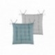 Galette DUO 16 points jade 40x40cm