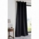 Rideau NOTTE occultant noir 135x250cm
