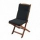Coussin de fauteuil STOF Hawai Outdoor carbone 40x90cm