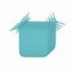 Lot de 4 galettes STOF HAWAI Outdoor aqua 38x38cm