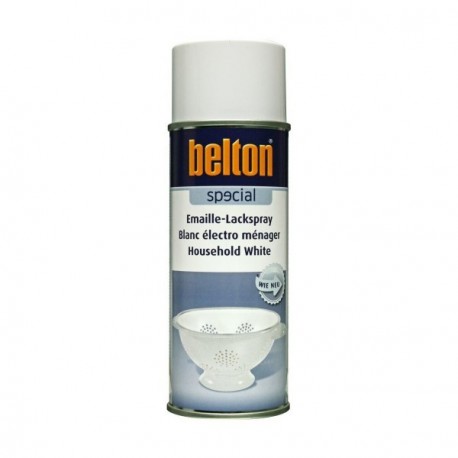 Peinture BELTON Effet Email blanc electroménager 400ml